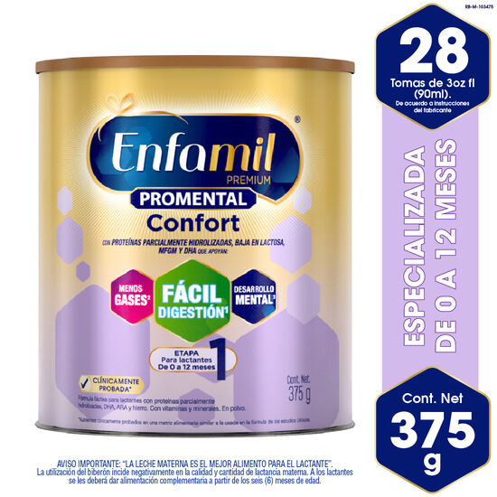 Alimento lácteo Enfamil Confort Promental 375 g