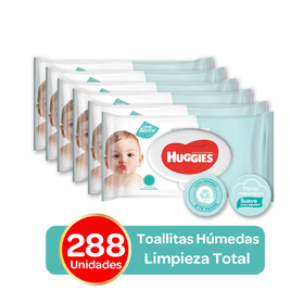 Combo Toallitas Húmedas One&Done, 288uds