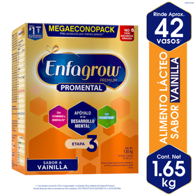 Alimento lácteo Enfagrow Premium Promental vainilla Etapa 3 1650 g